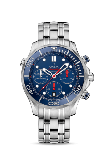 Omega Seamaster Diver 300M Co-Axial 41.5 Chronograph Stainless Steel / Blue / Bracelet